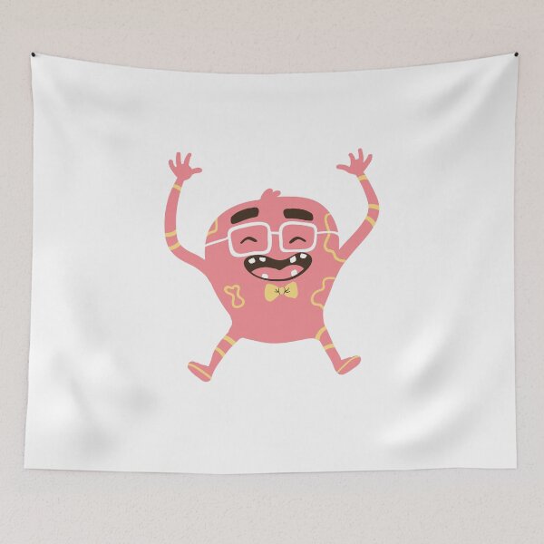 Item preview, Miss Nerdy Bow Tie Pink Monster designed and sold by wildflowerperks.