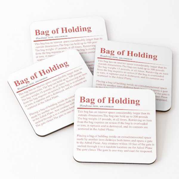 Item preview, Bag of Holding designed and sold by jomuxc.