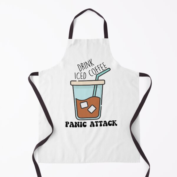 Item preview, Drink Iced Coffee Panic Attack designed and sold by The Little Wood Cottage.