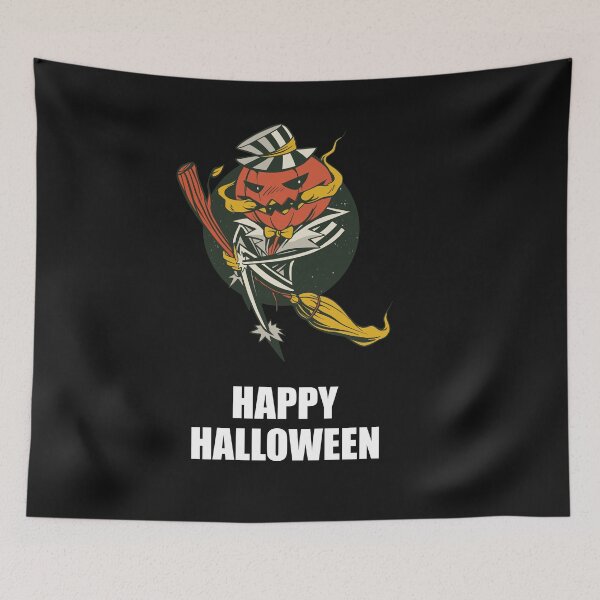 Item preview, Funny pumpkin witch broom saying Halloween gift designed and sold by MichaelTeupser.