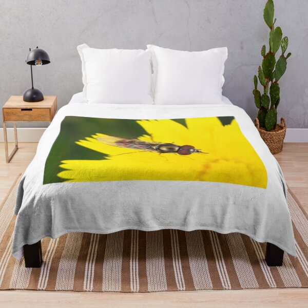 Item preview, Hoverfly on dandelion designed and sold by SDym Photography.