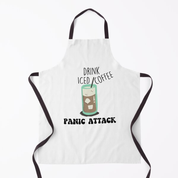 Item preview, Drink Iced Coffee Panic Attack designed and sold by The Little Wood Cottage.
