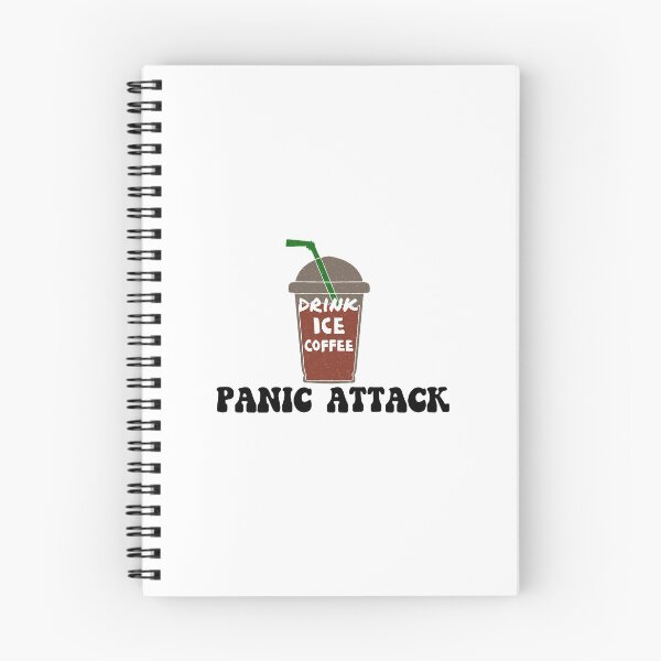 Item preview, Drink Iced Coffee Panic Attack designed and sold by The Little Wood Cottage.