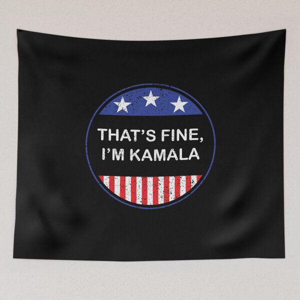 Item preview, That's fine, I'm Kamala 2020 Vice Presidential Debate Kamala Harris Quote designed and sold by JinxWhaleDesign.