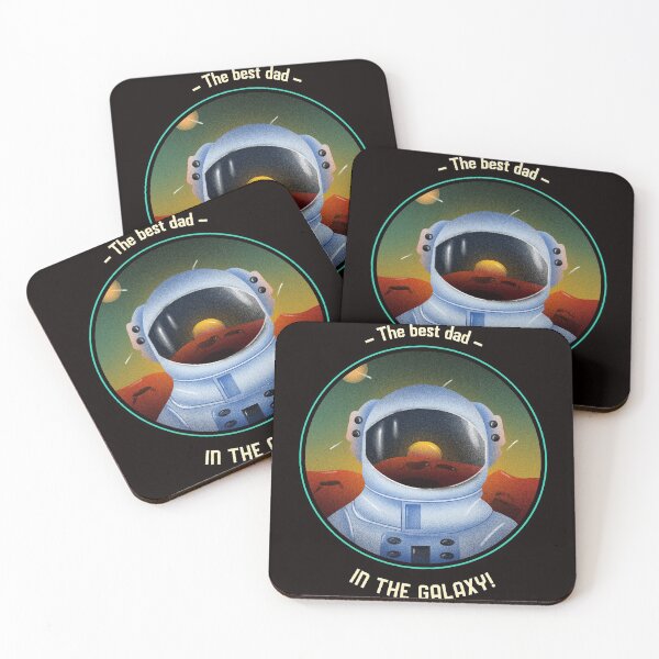 Item preview, The Best Dad In Galaxy Astronaut Space Astronomy designed and sold by The Silly Grumpy Society.