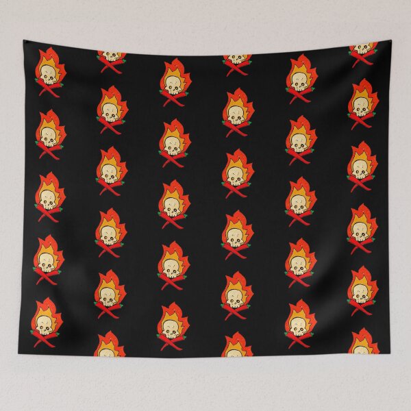 Item preview, Skull and Chili Peppers - Chili Head designed and sold by CozyMarket.