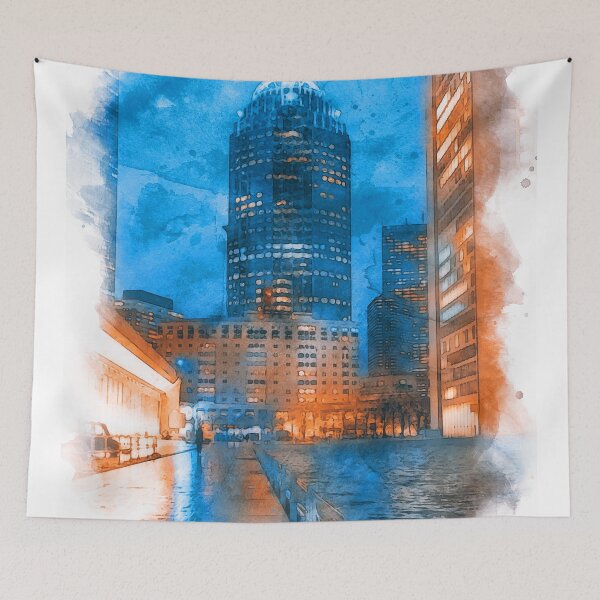 Item preview, Boston, Panorama designed and sold by AM FineArtPrints.