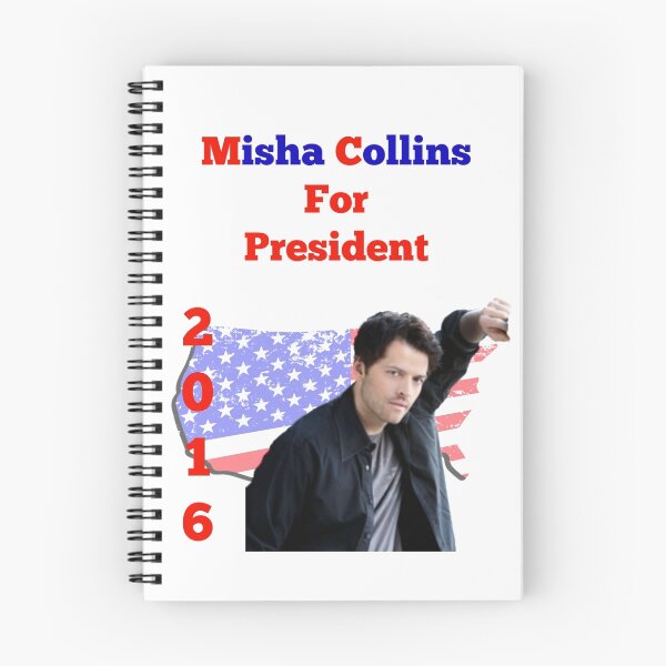 Item preview, Misha Collins for President 2016 designed and sold by Mad-Kinks.