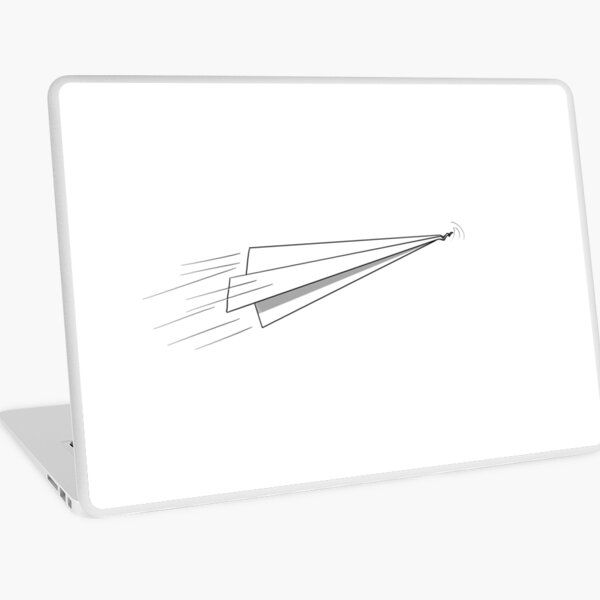 Paper Plane Laptop Skin