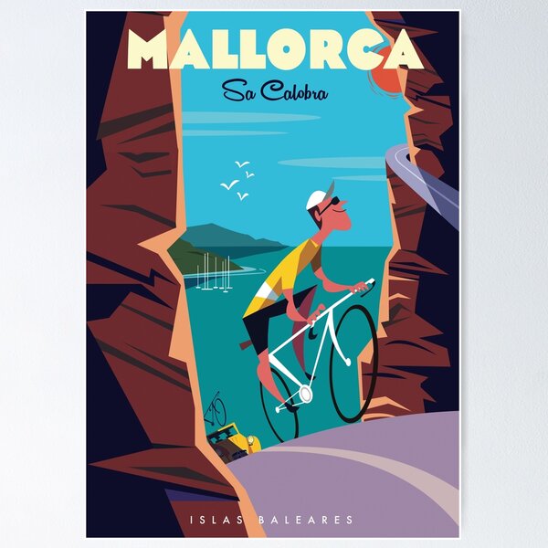 Item preview, Sa Calobra poster designed and sold by GAGodel.