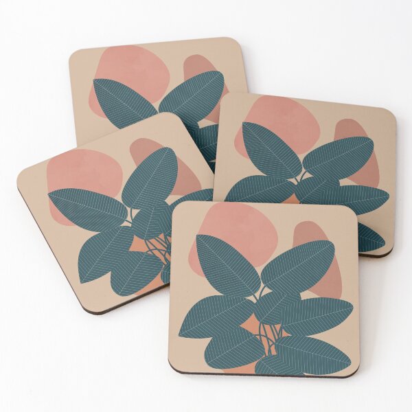 Item preview, Rubber Plant - Botanical Boho Ficus Elastica designed and sold by technicolorable_art.