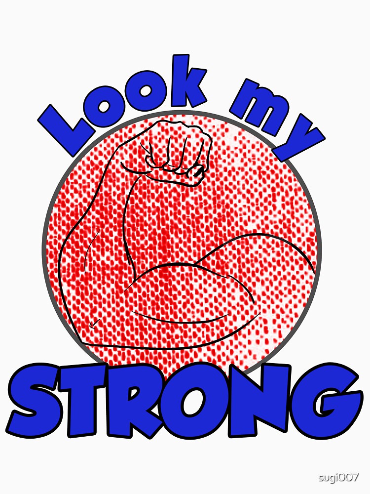 Thumbnail 7 of 7, Essential T-Shirt, Look my STRONG! designed and sold by sugi007.
