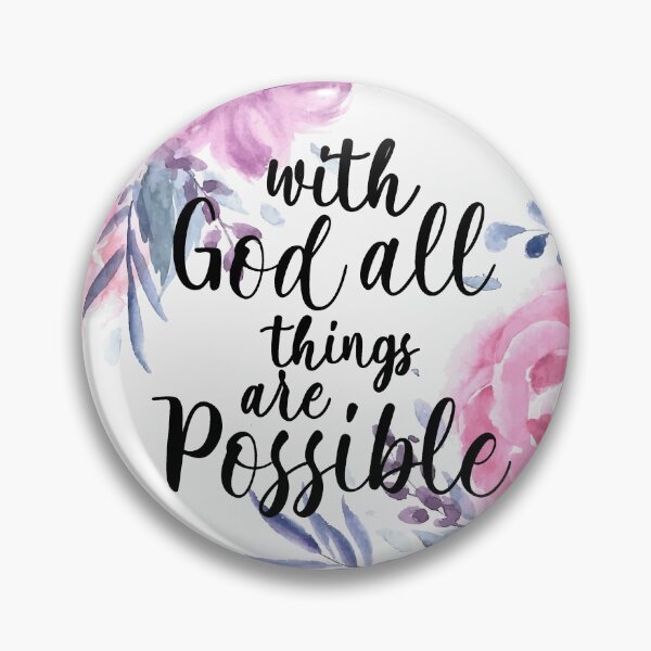 Item preview, With God all things are possible designed and sold by della95.