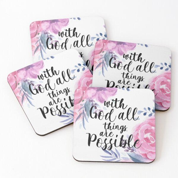 Item preview, With God all things are possible designed and sold by della95.