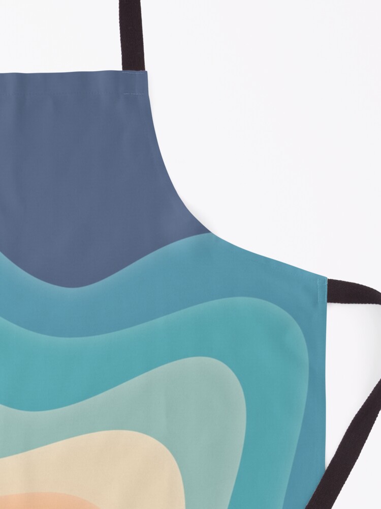 Alternate view of Retro color wave Apron