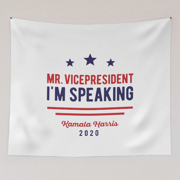 Item preview, Mr. VP I am Speaking -  Mr. Vice President - Kamala Harris - Mike Pence - Debate 2020 designed and sold by WhatTheQuote.