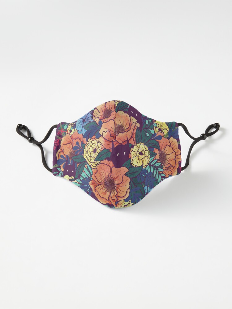 Alternate view of Wild Flowers Mask