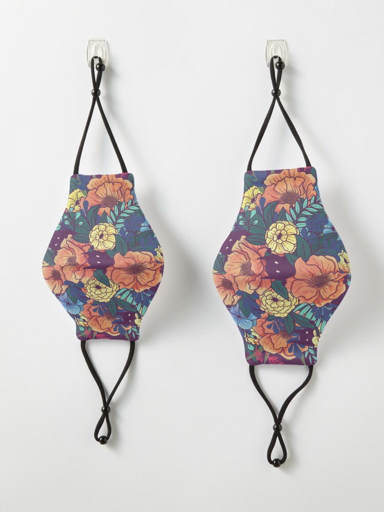 Alternate view of Wild Flowers Mask