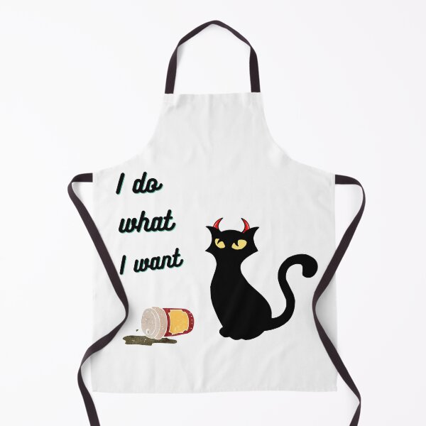 Item preview, I do What I Want - Evil Cat Spilling Coffee designed and sold by Irelene.