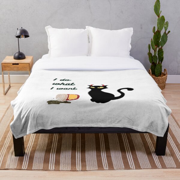 Aperçu de l'œuvre Je fais ce que je veux - Evil Cat Spilling Coffee créée et vendue par Irelene.