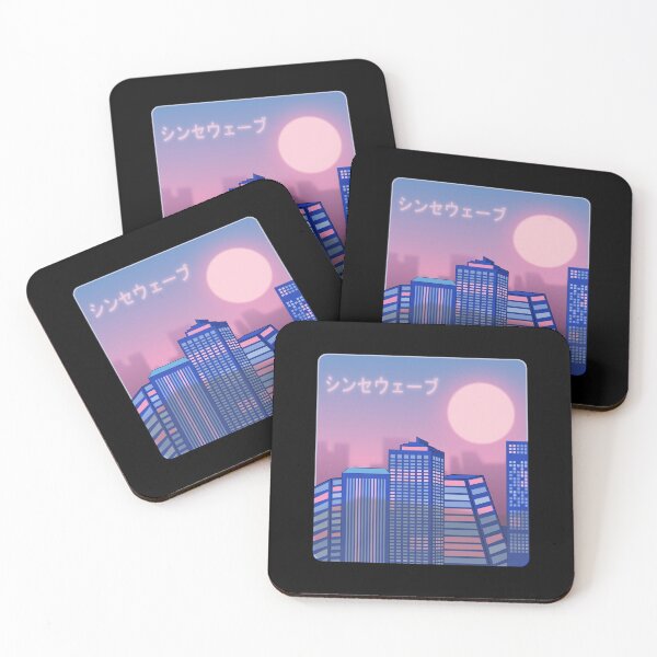 Item preview, Retrowave City Tokyo Japan Japanese Kanji Synth designed and sold by DerNerd.
