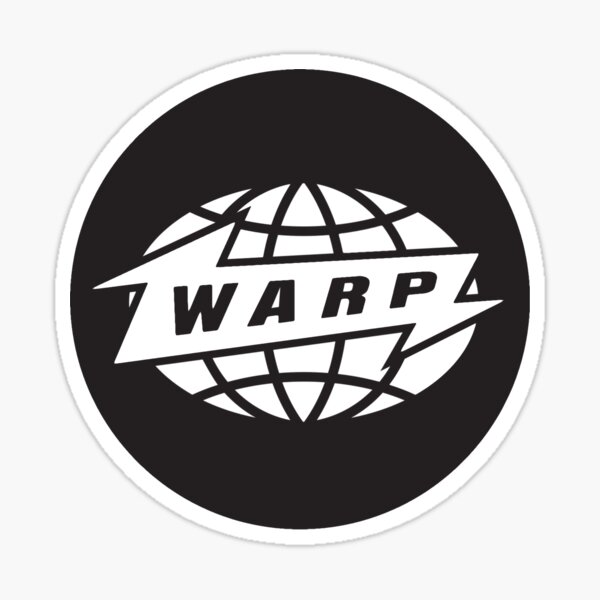 Warp Black Sticker