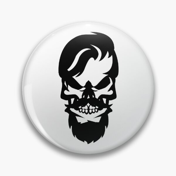 Item preview, Viking skull beard Nordic Teutonic Celts designed and sold by DerNerd.