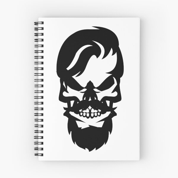 Item preview, Viking skull beard Nordic Teutonic Celts designed and sold by DerNerd.