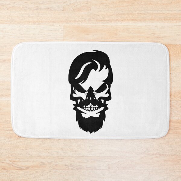 Item preview, Viking skull beard Nordic Teutonic Celts designed and sold by DerNerd.