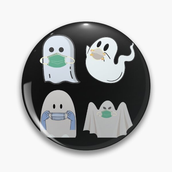 Item preview, Ghost With Facemask  Halloween 2020 designed and sold by unclejab.