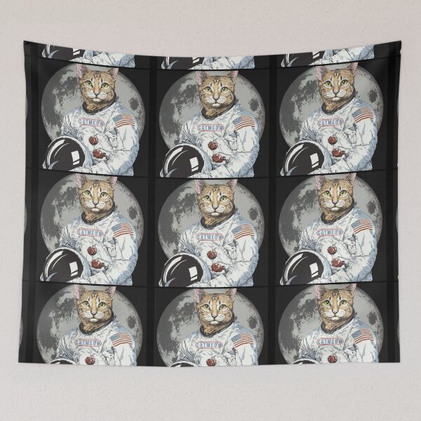 Item preview, CATMEOW FAR FROM SPACE designed and sold by SKYCREATION.