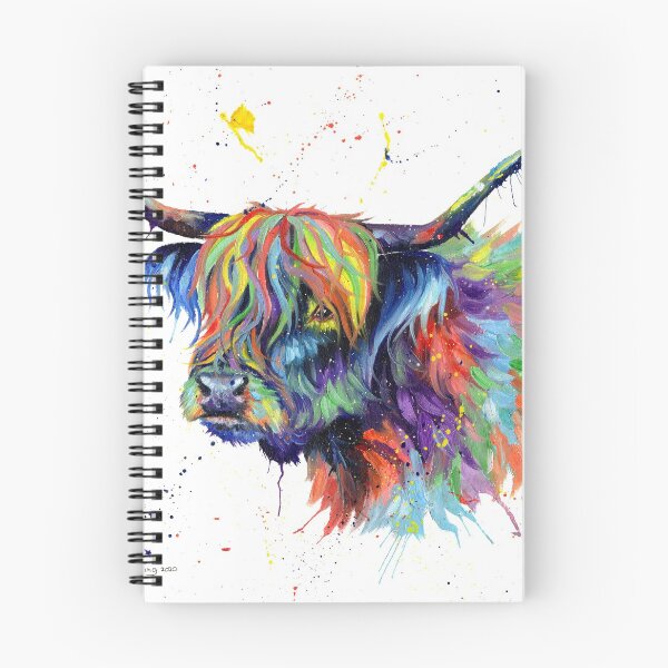 Item preview, Highland cow multicolour designed and sold by sarahstribb.