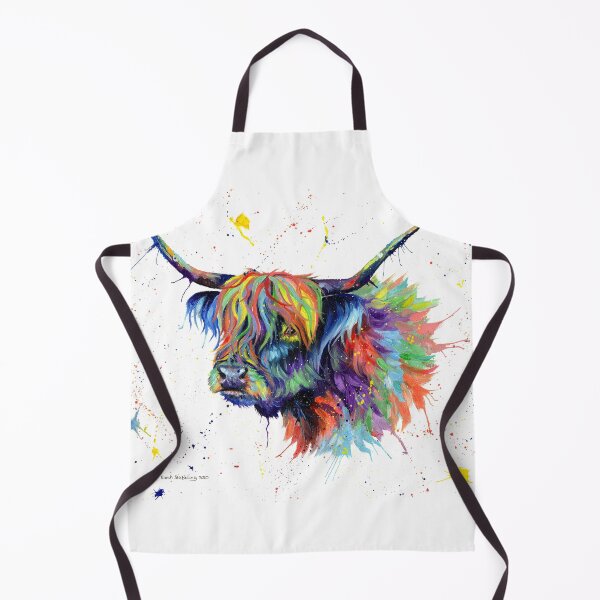 Item preview, Highland cow multicolour designed and sold by sarahstribb.