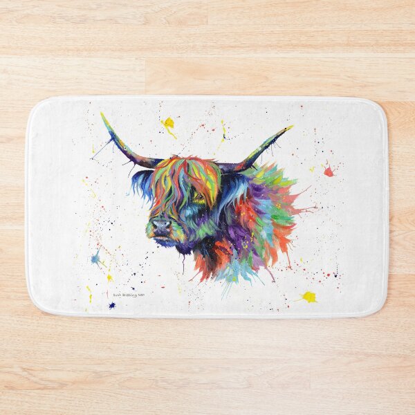 Item preview, Highland cow multicolour designed and sold by sarahstribb.