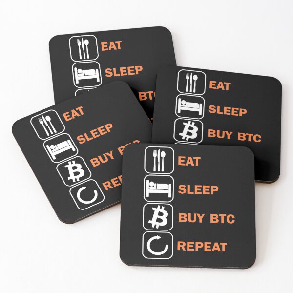 Item preview, Eat Sleep Buy Bitcoin BTC Repeat HODL HODLer designed and sold by DerNerd.