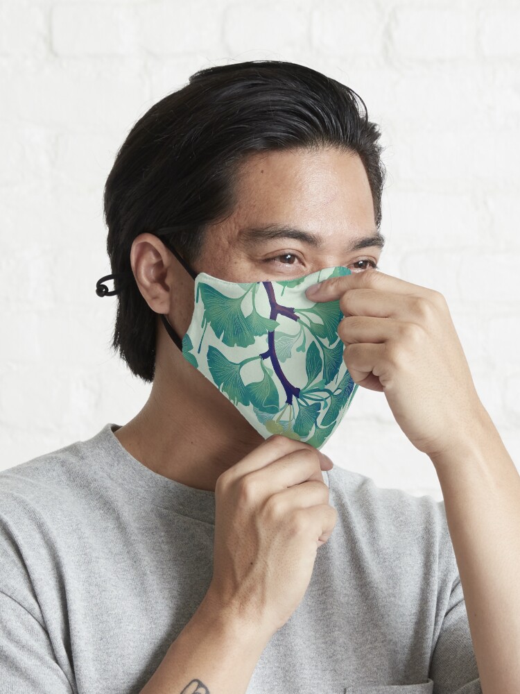 Alternate view of O Ginkgo (in Green) Mask