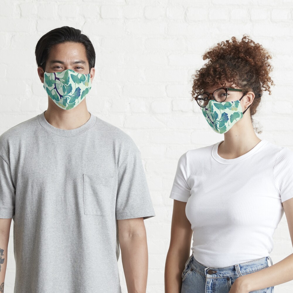 O Ginkgo (in Green) Mask