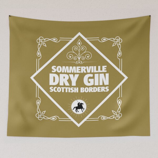 Item preview, SOMMERVILLE GIN Label | Border Reivers designed and sold by yourscotborders.
