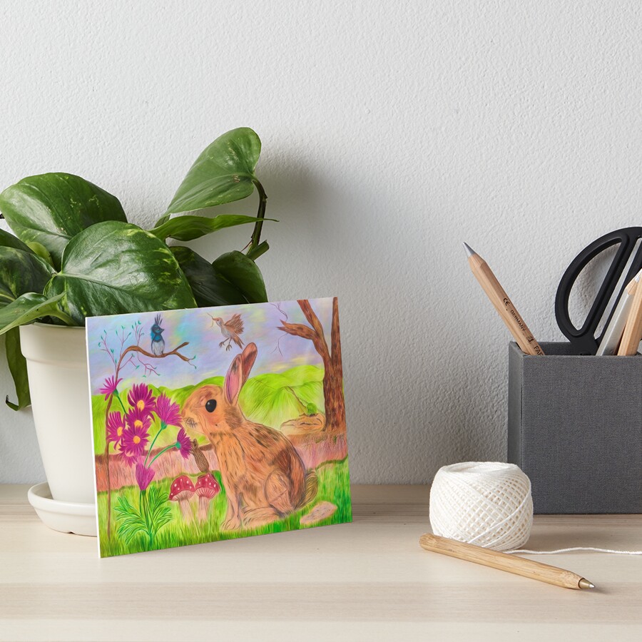 Item preview, Art Board Print designed and sold by cazzazsnapz.