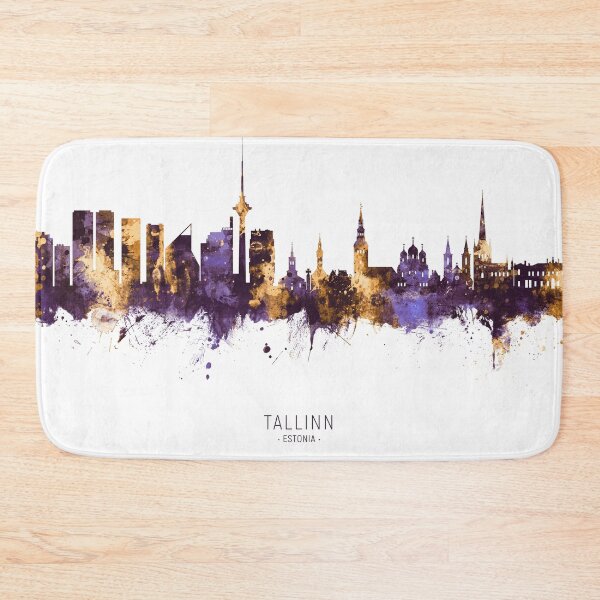 Item preview, Tallinn Estonia Skyline designed and sold by ArtPrints.