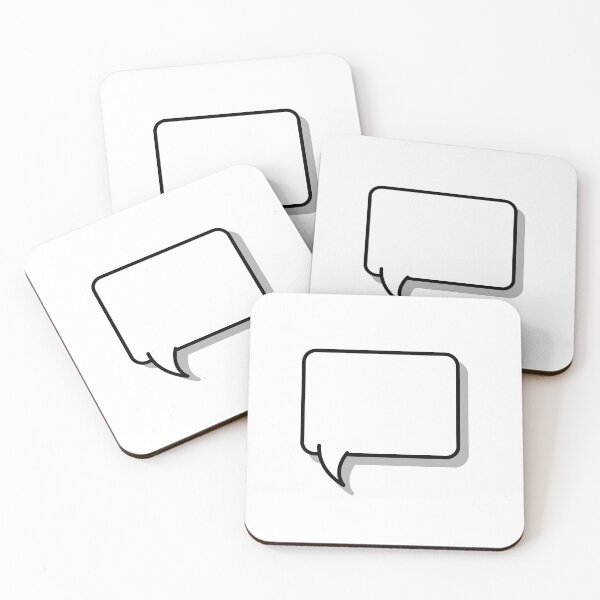 Item preview, Comic Chat box minimal illustration design designed and sold by Kvyom.