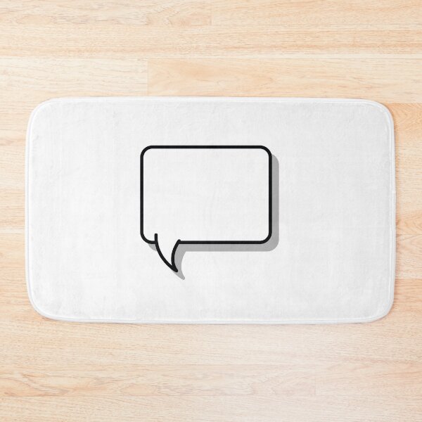 Item preview, Comic Chat box minimal illustration design designed and sold by Kvyom.