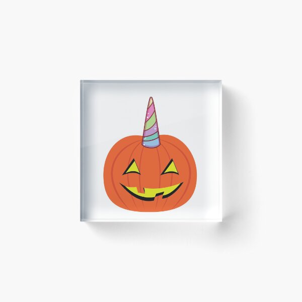 Item preview, Unicorn Pumpkin Cartoon designed and sold by OneTimeEngineer.