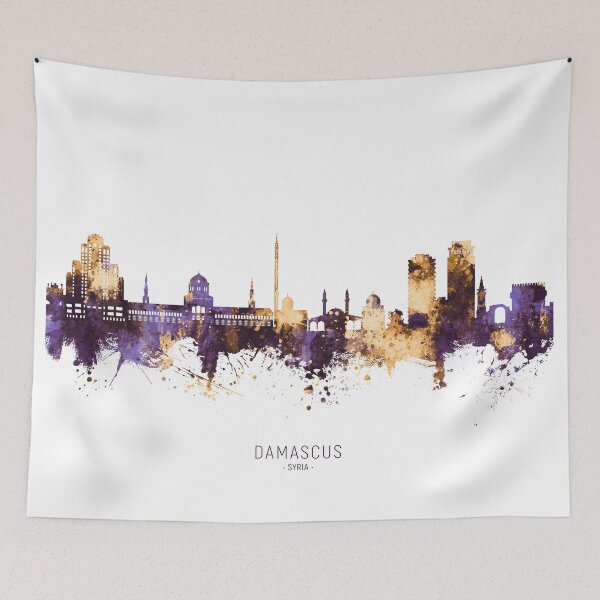 Item preview, Damascus Syria Skyline designed and sold by ArtPrints.