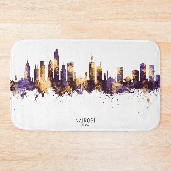 Item preview, Nairobi Kenya Skyline designed and sold by ArtPrints.
