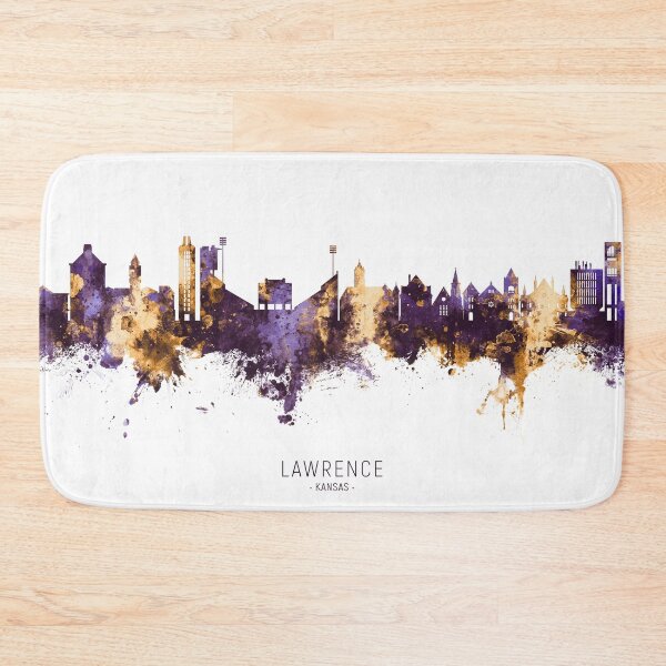 Item preview, Lawrence Kansas Skyline designed and sold by ArtPrints.