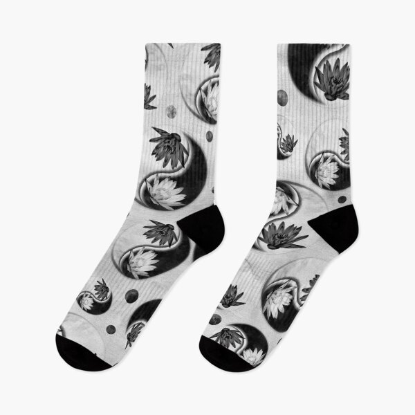 Item preview, Yin Yang - Lotus flowers pattern designed and sold by k9printart.