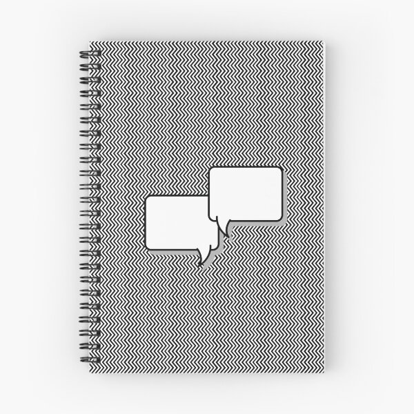 Item preview, Two Chat boxes blank with designed black and white patterns designed and sold by Kvyom.