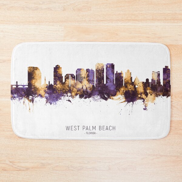 Item preview, West Palm Beach Florida Skyline designed and sold by ArtPrints.