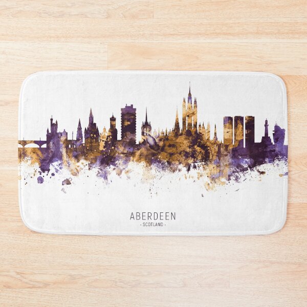 Item preview, Aberdeen Scotland Skyline designed and sold by ArtPrints.